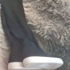 Over the knee sneakers